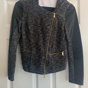 Express waterfall collar jacket
